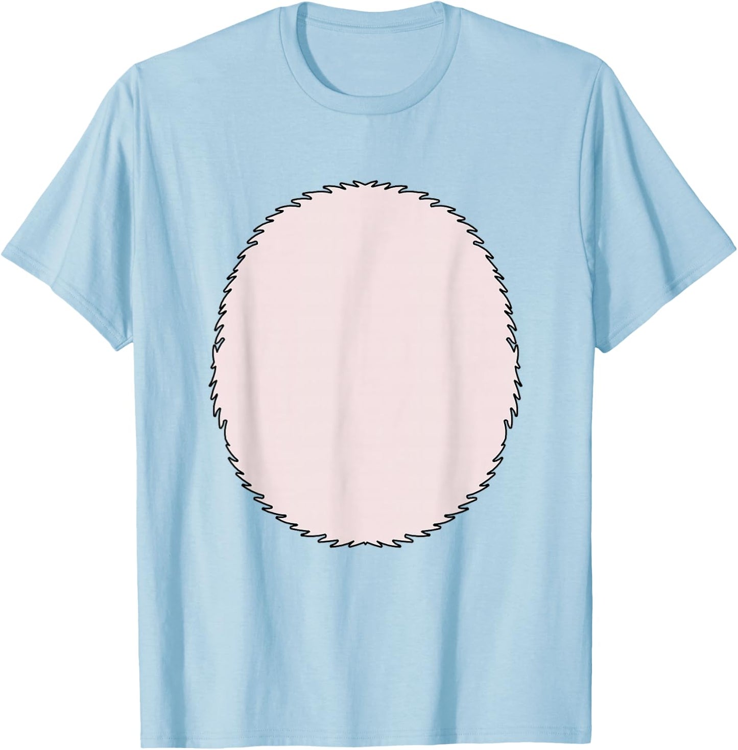 Pig Snout Costume Pig in a Blanket Costume Adult Pig Costume T-Shirt - T-Shirt | Light Blue
