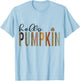 Leopard Pumpkin Hello Pumpkin Graphic Fall Halloween Costume T-Shirt - T-Shirt | Light Blue