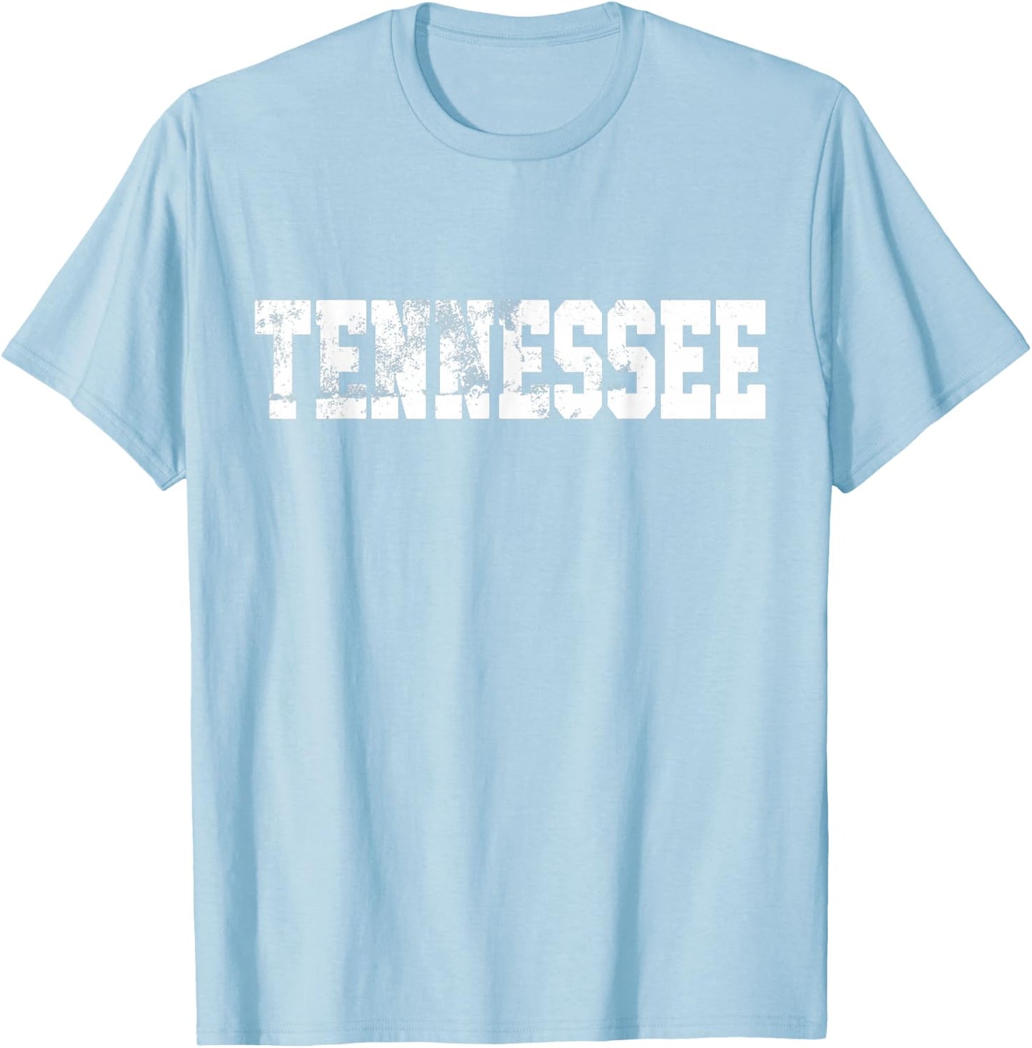 Vintage Tennessee Men Tennessee Women Retro Orange T-Shirt - T-Shirt | Light Blue