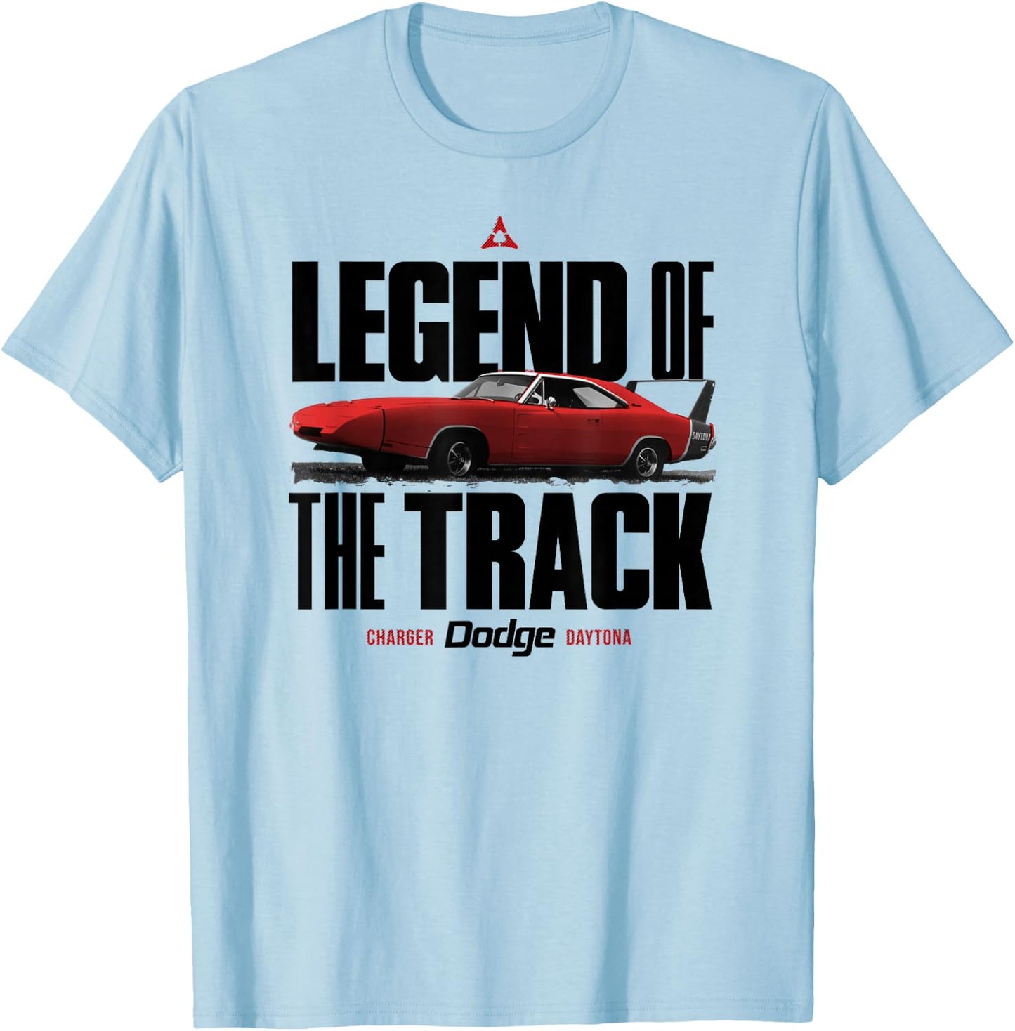 The Legend of the Track of the Dodge Charger Daytona , white, S T-Shirt - T-Shirt | Light Blue