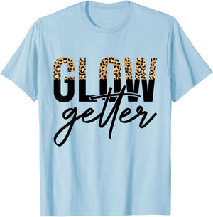 Glow Getter Skin Glow Skincare Esthetician T-Shirt - T-Shirt | Light Blue