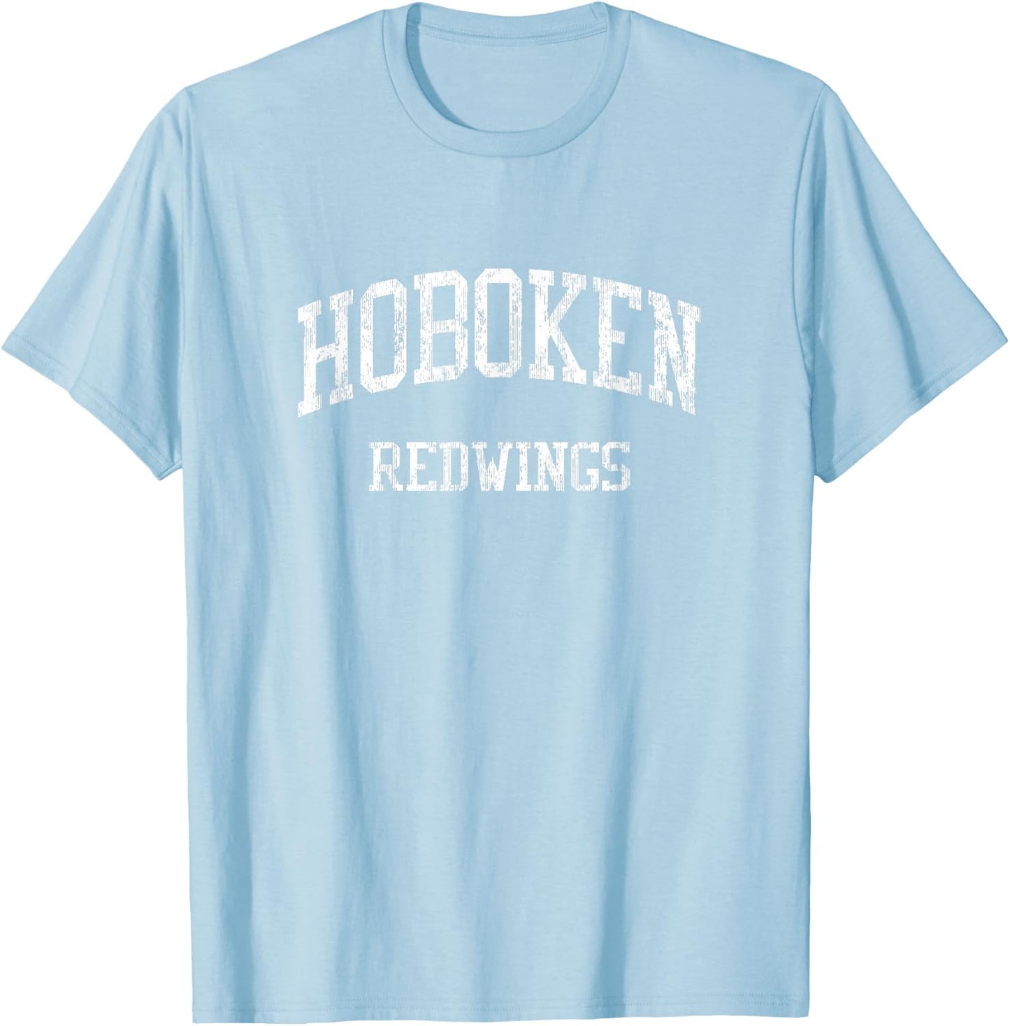 Hoboken High School HS Hoboken NJ Vintage Sports T-Shirt - T-Shirt | Light Blue