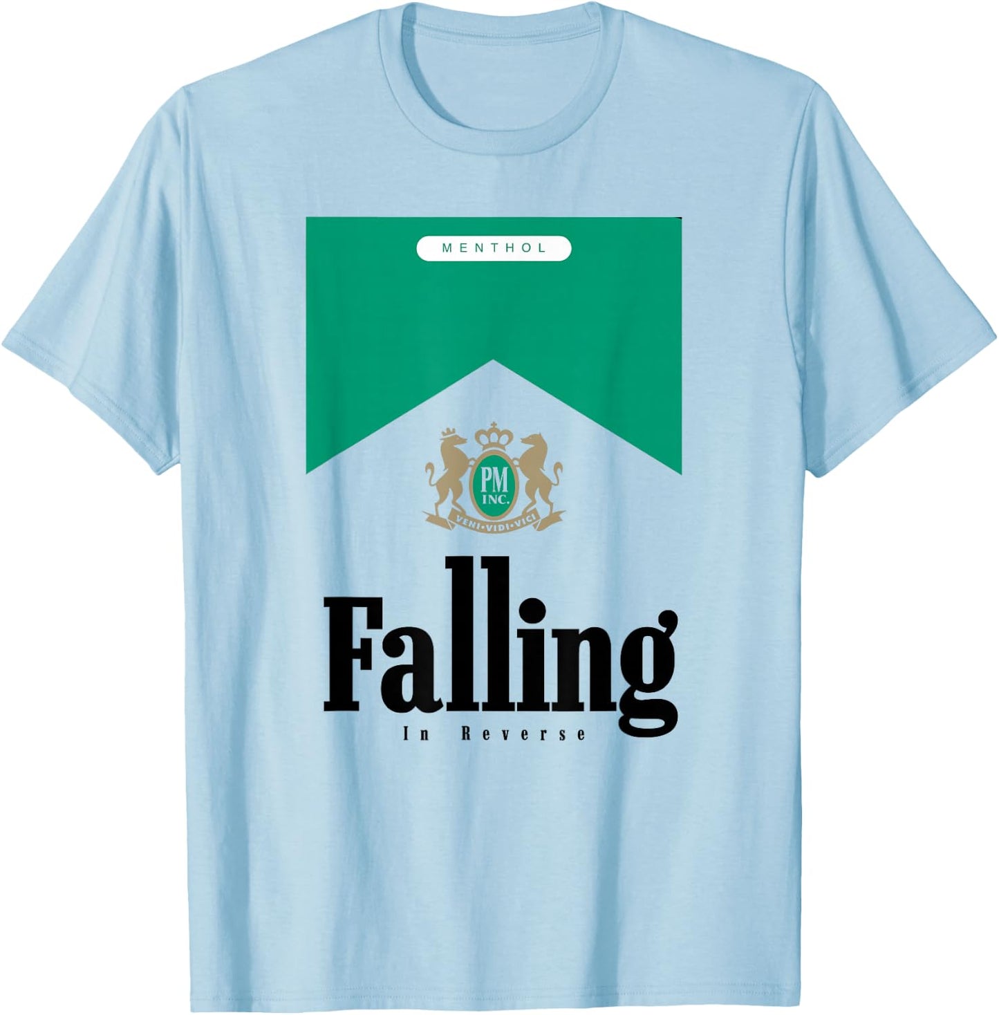 Falling In Reverse Cowboy Killer White , white, S T-Shirt - T-Shirt | Light Blue