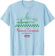 Nuovo Vesuvio Ristorante Graphic Cult TV Serie T-Shirt - T-Shirt | Light Blue