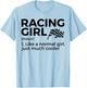 Racing Girl Definition Racing Car Party , White T-Shirt - T-Shirt | Light Blue