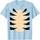 Tiger Stripes DIY Halloween Costume Tiger Belly Orange Tiger T-Shirt - T-Shirt | Light Blue