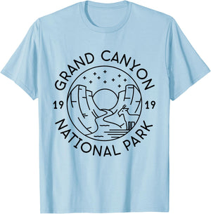 Grand Canyon National Park 1919 Arizona Colarado T-Shirt - T-Shirt | Light Blue