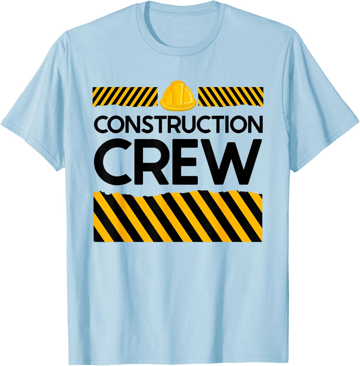 Kids Construction Crew Design – Perfect for Birthdays T-Shirt - T-Shirt | Light Blue