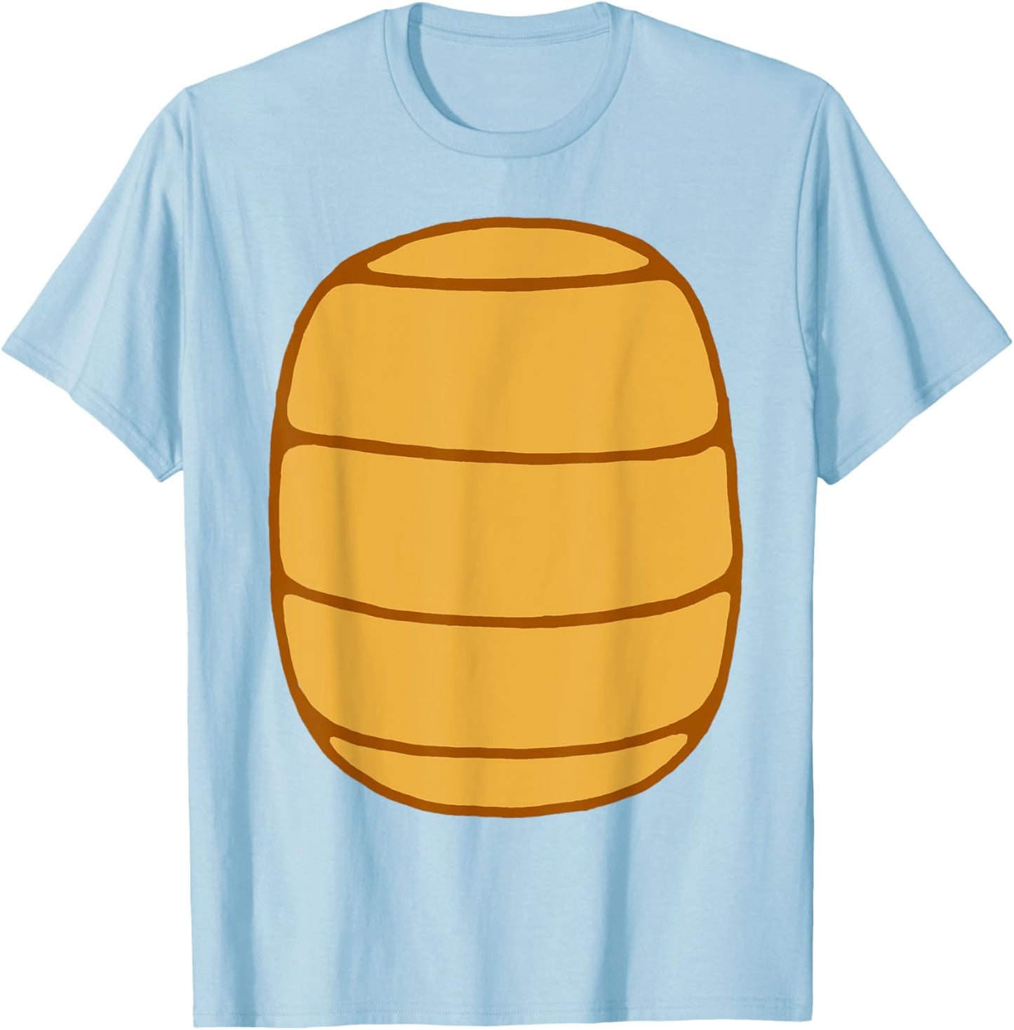 Turtle Shell Shirt KIDS DIY Halloween Costume FRONT + BACK! T-Shirt - T-Shirt | Light Blue