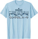 Disney Kingdom Hearts Sora Riku Kairi Kanji Panel T-Shirt - T-Shirt | Light Blue