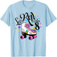 Lets roll into 8 Birthday. Unicorn, Roller skate T-Shirt - T-Shirt | Light Blue