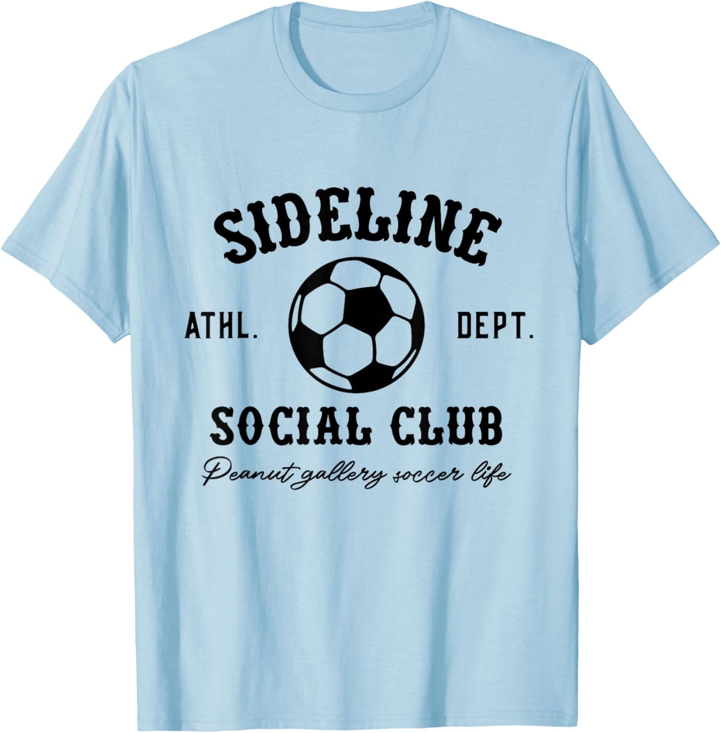 Sideline Social Club Soccer Matching Soccer Family T-Shirt - T-Shirt | Light Blue