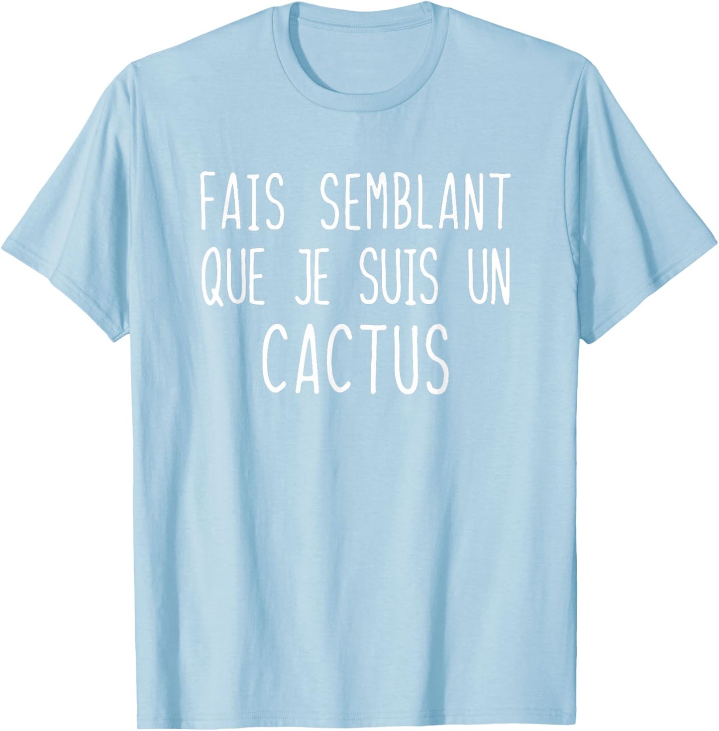 Funny Cactus Costume for Halloween Costume , Green, S T-Shirt - T-Shirt | Light Blue