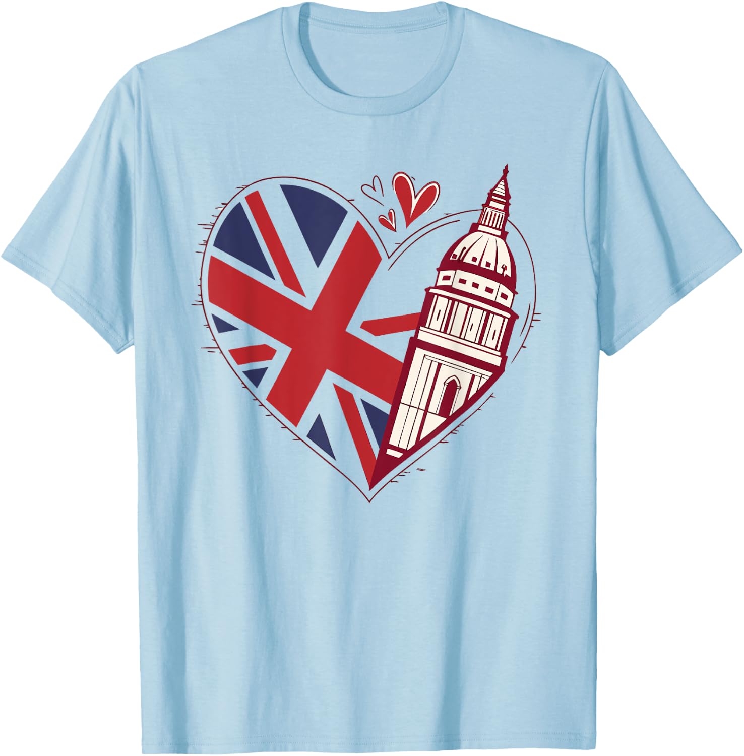United Kingdom Flag , Women, Kids T-Shirt - T-Shirt | Light Blue