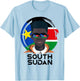 South Sudan, South Sudanese Boy Men, South Sudan Flag T-Shirt - T-Shirt | Light Blue