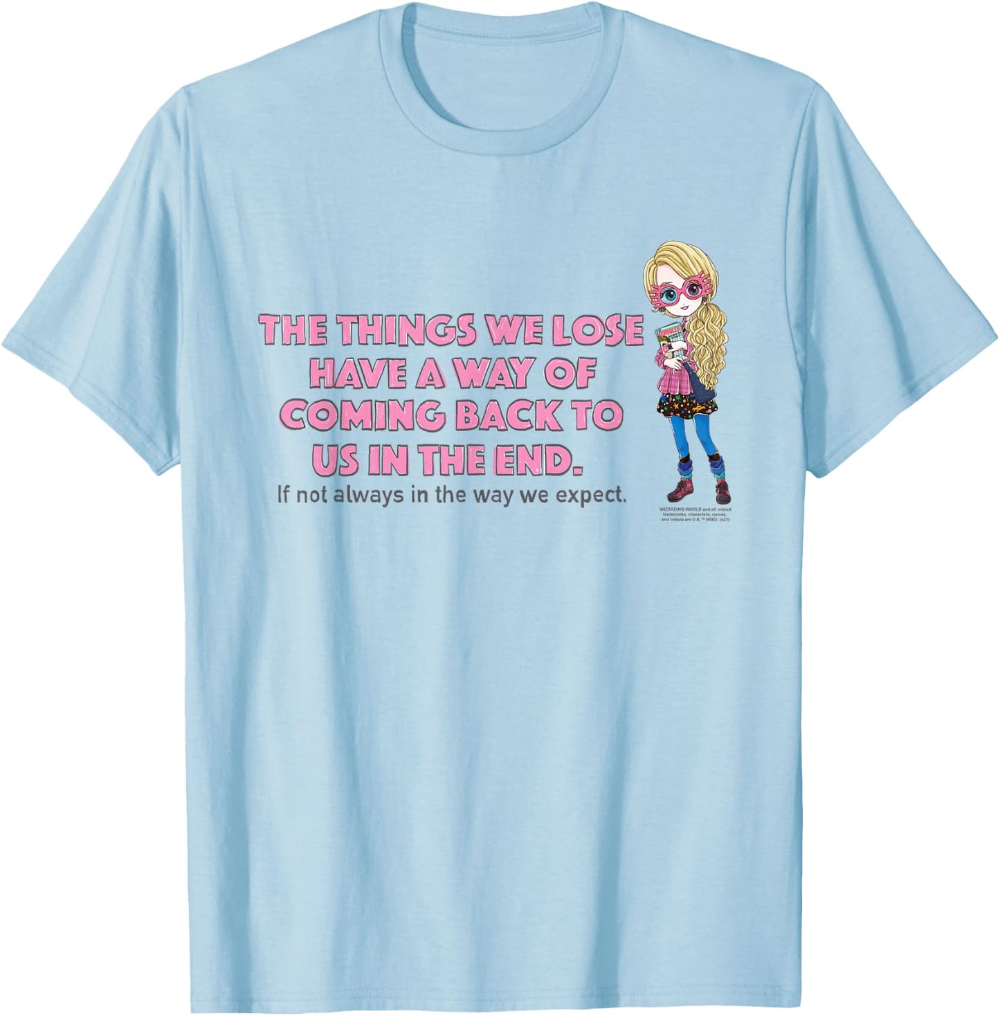 Harry Potter Luna Lovegood's Advice T-Shirt - T-Shirt | Light Blue