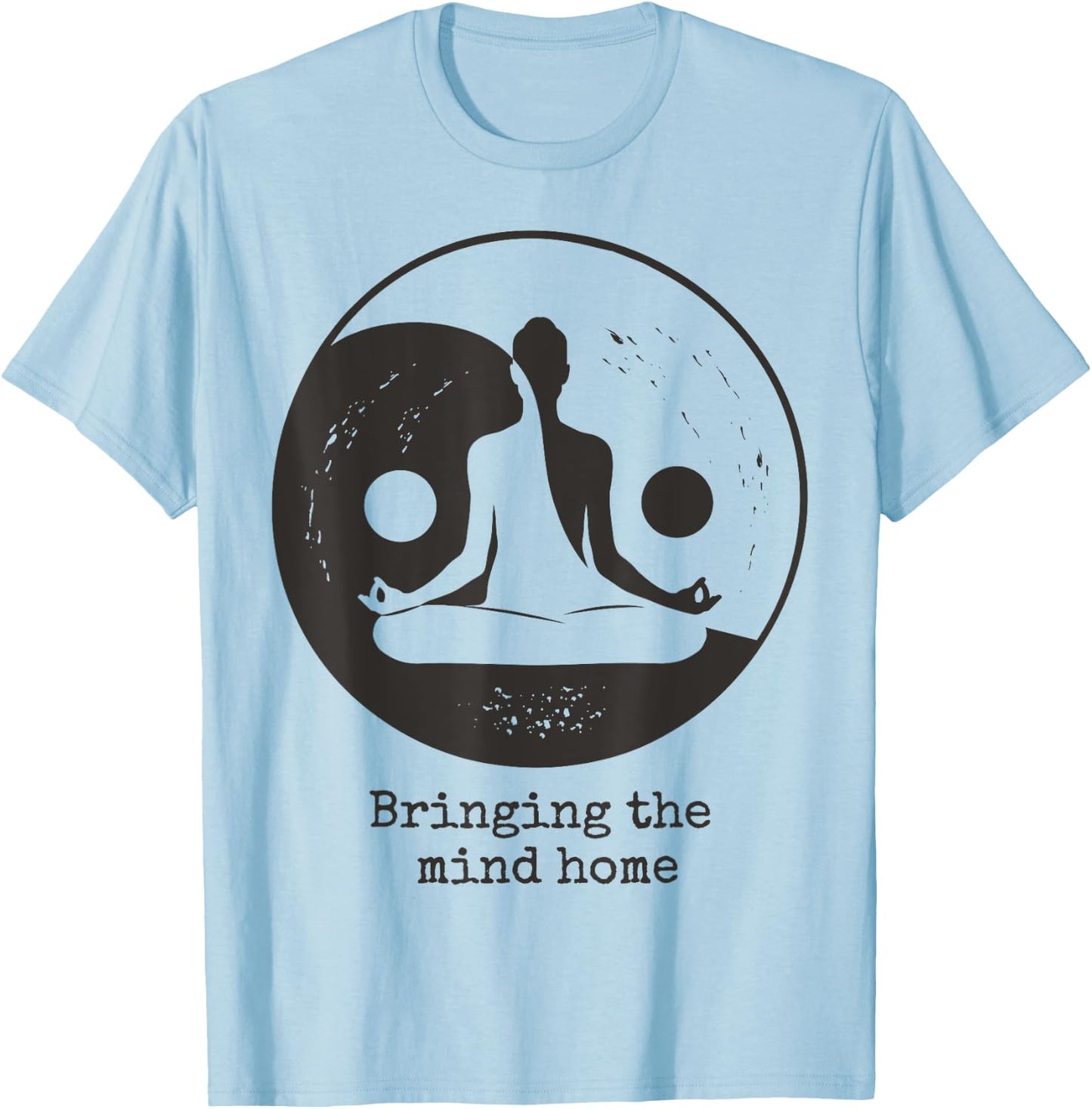 Ying Yang Balance Taoism Meditation Tai Chi Yoga T-Shirt - T-Shirt | Light Blue