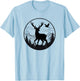 Camouflage Flag Hunting Deer Orange Flag Camouflage Hunting Deer Orange T-Shirt - T-Shirt | Light Blue