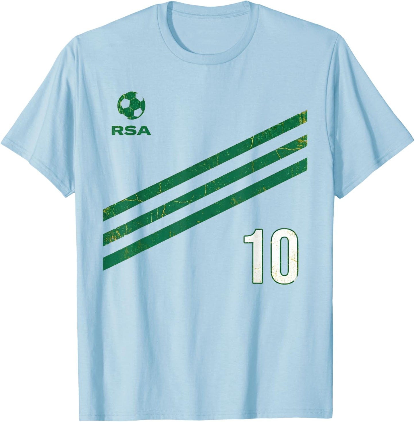 South Africa Retro Vintage Jersey Capetown African T-Shirt - T-Shirt | Light Blue