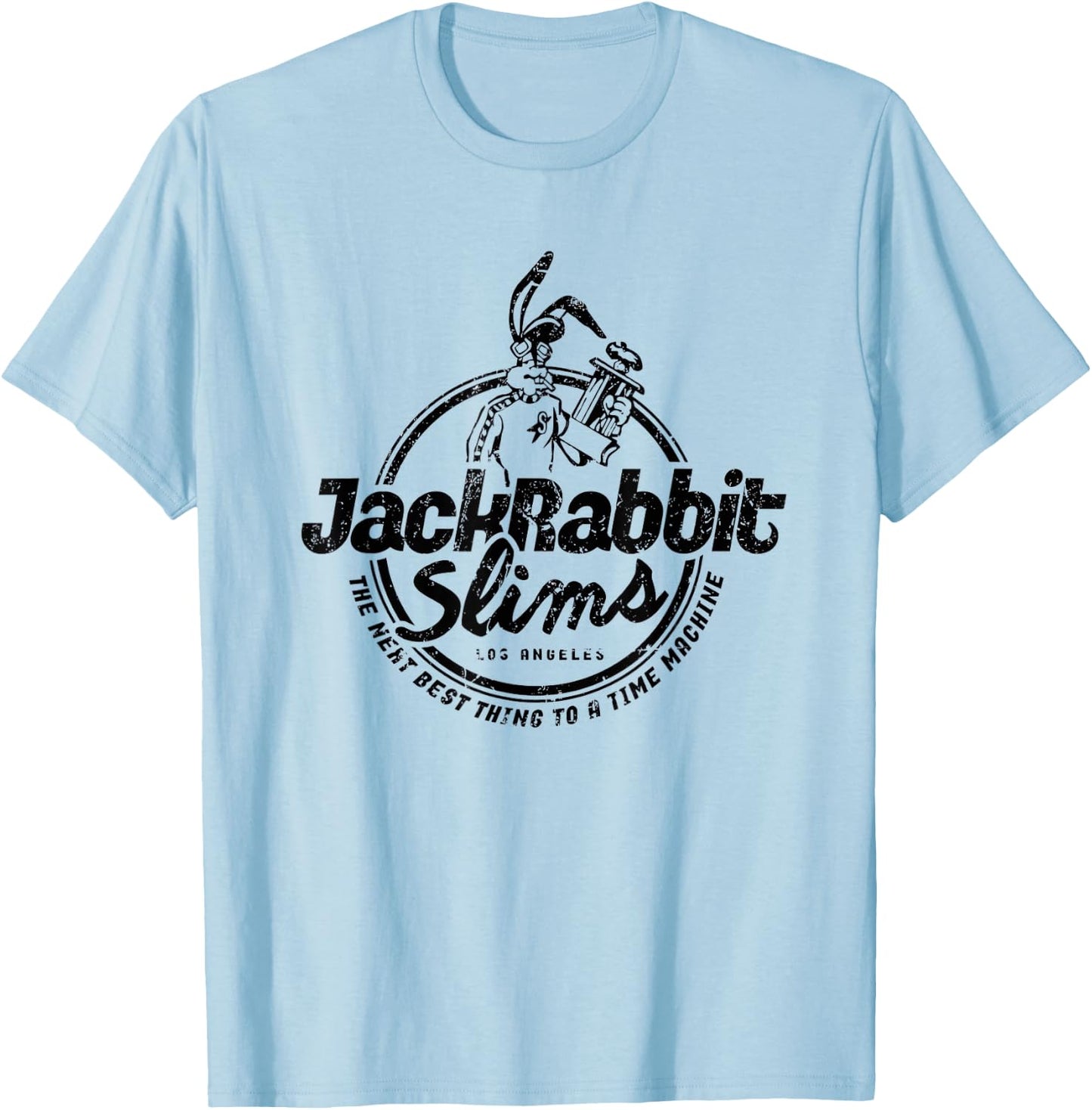 Rabbit Jack Slim's Pulp Milkshake Restaurant Retro Vintage T-Shirt - T-Shirt | Light Blue