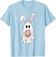 Bunny Boo Ghost Boojee Egg Easter Basket Spring Happy Easter T-Shirt - T-Shirt | Light Blue