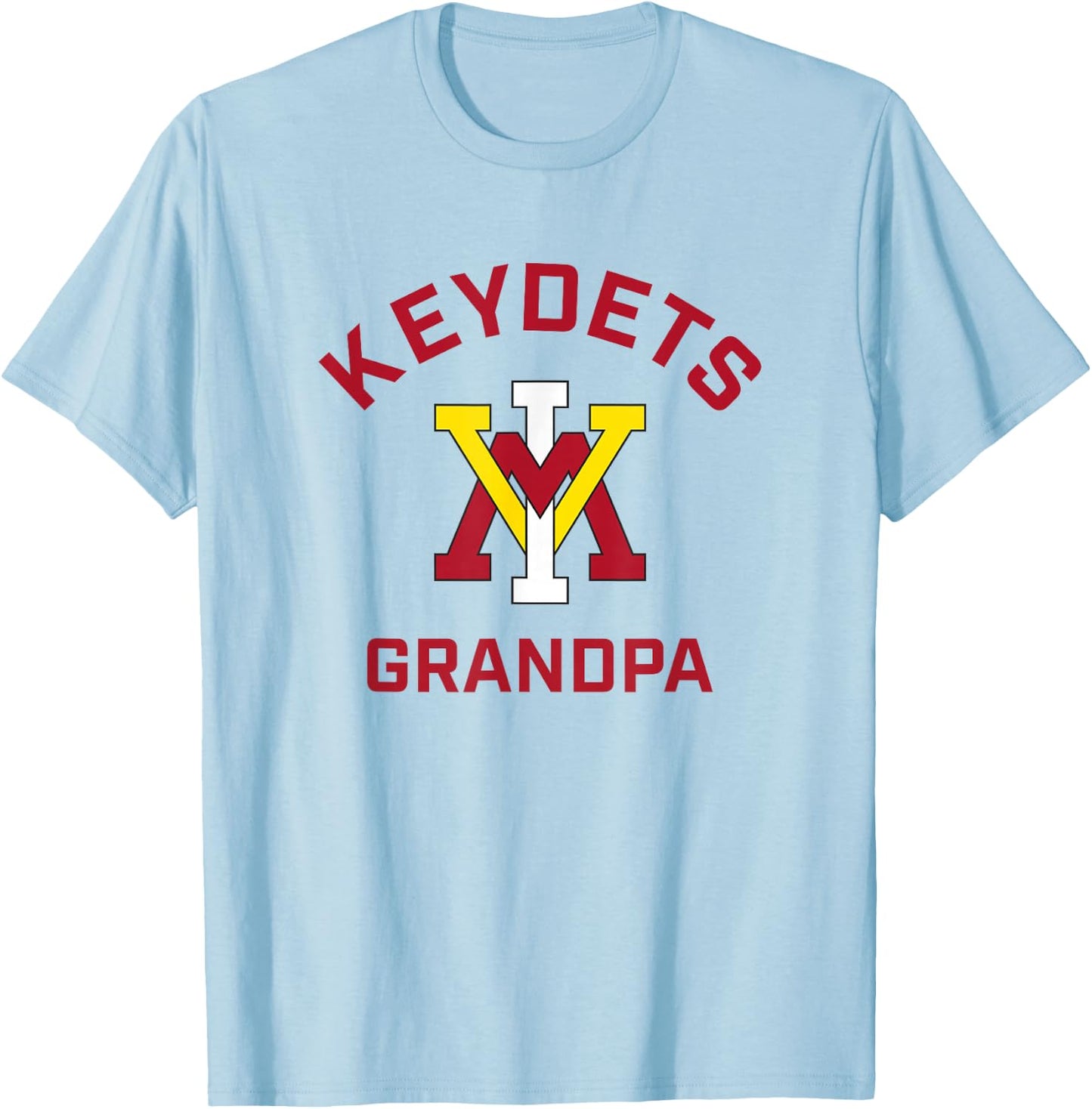 Virginia Military Institute VMI Keydets Arched Grandpa T-Shirt - T-Shirt | Light Blue