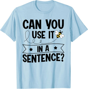 Spelling Bee School Design for a Spelling Bee champion T-Shirt - T-Shirt | Light Blue