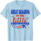 Great Grandpa of The Little Firecracker Fourth of July T-Shirt - T-Shirt | Light Blue