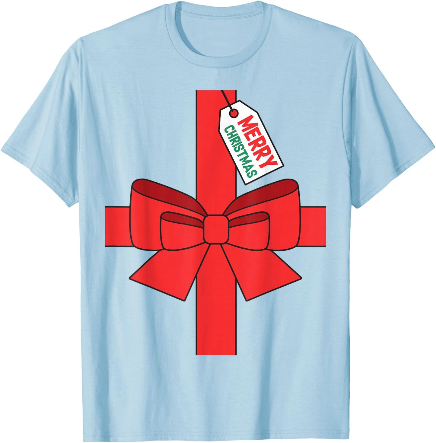 Super Ugly Christmas Funny DIY Costume , Green, Small T-Shirt - T-Shirt | Light Blue