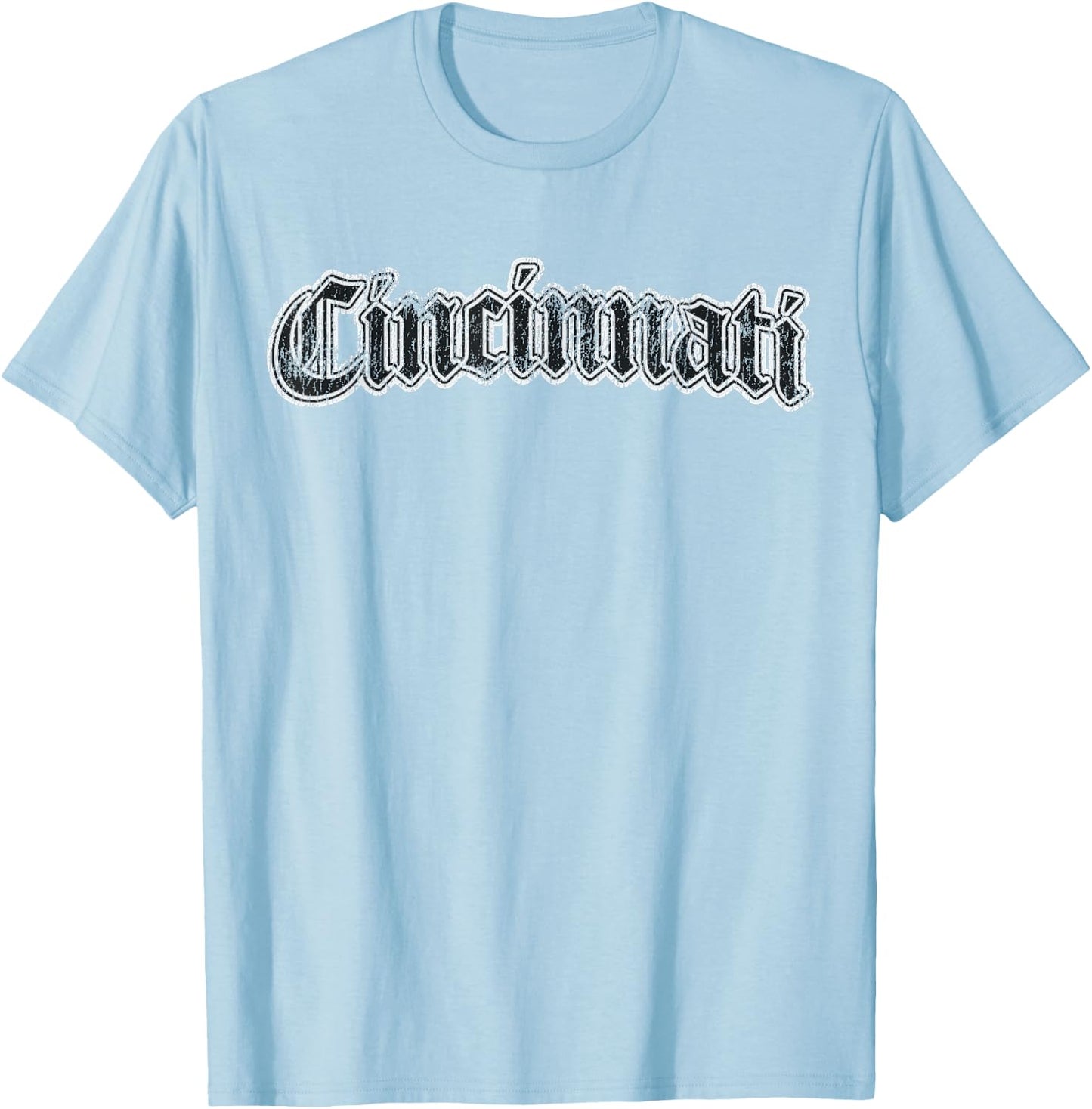 Retro Cincinnati Souvenir T-Shirt - T-Shirt | Light Blue