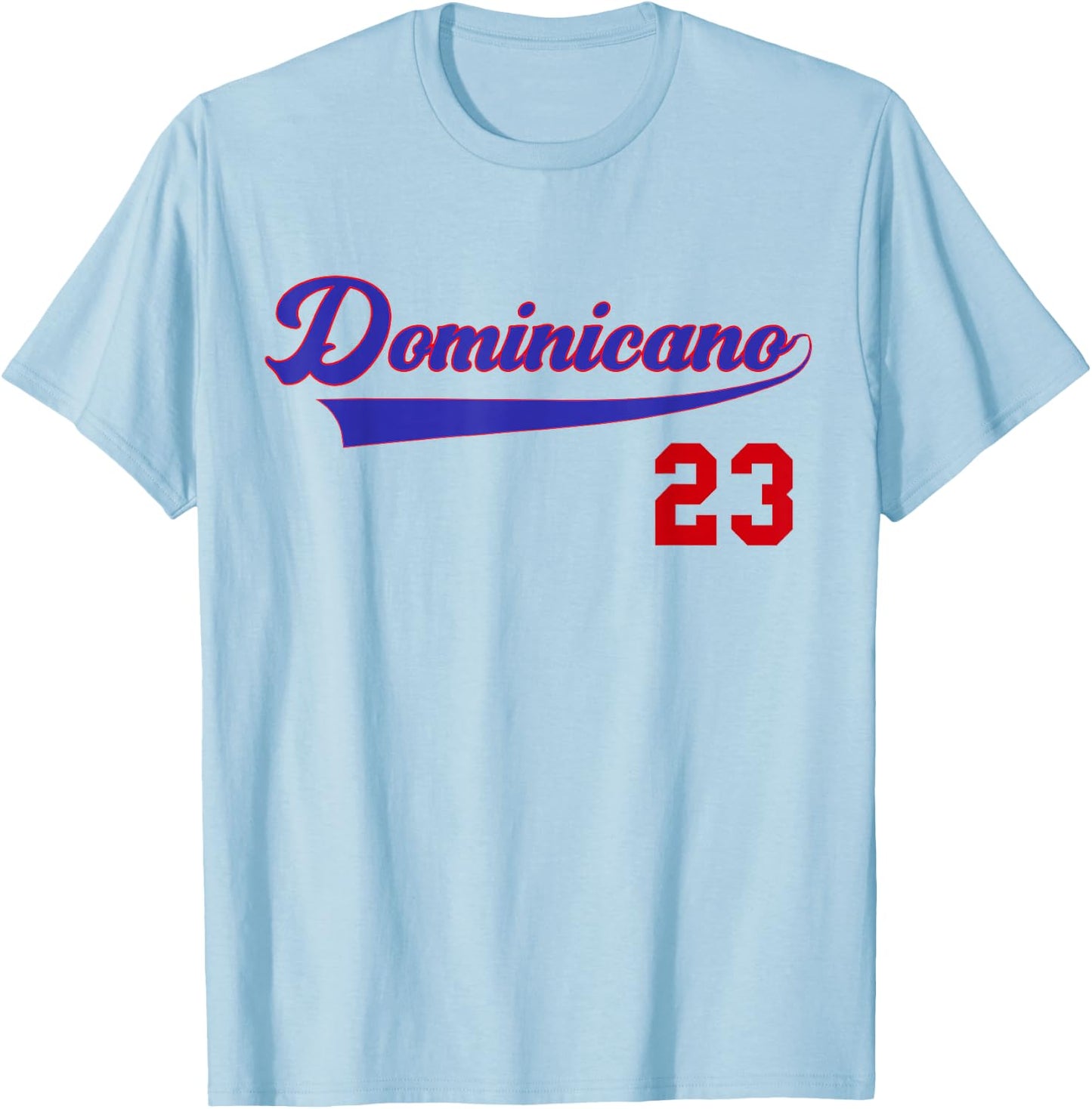 Dominicano Flag RD Dominikanische Republik Baseball Trikot T-Shirt - T-Shirt | Light Blue