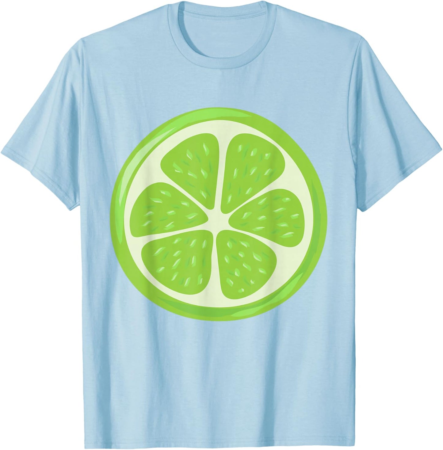 Lime Costume Fancy Dress Costume Fancy Dress Lime , Green T-Shirt - T-Shirt | Light Blue
