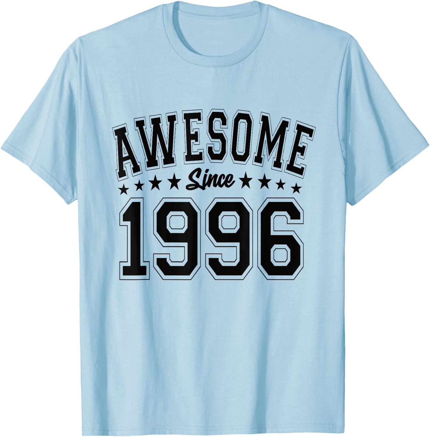 Awesome Since 1996 Birthday Awesome Vintage 1996 T-Shirt - T-Shirt | Light Blue