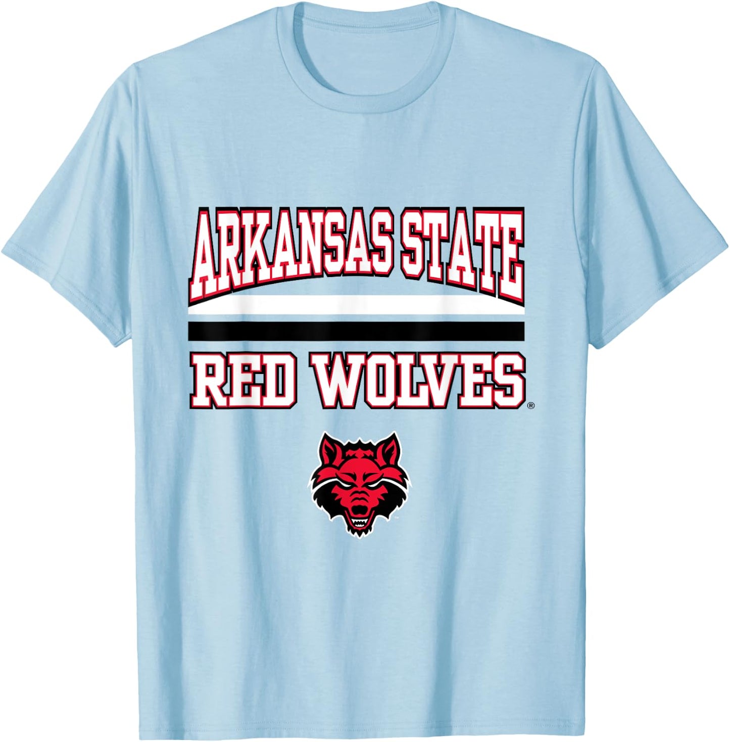 Arkansas State Wolves |NCAA University Merch | VNPARKST301 T-Shirt - T-Shirt | Light Blue