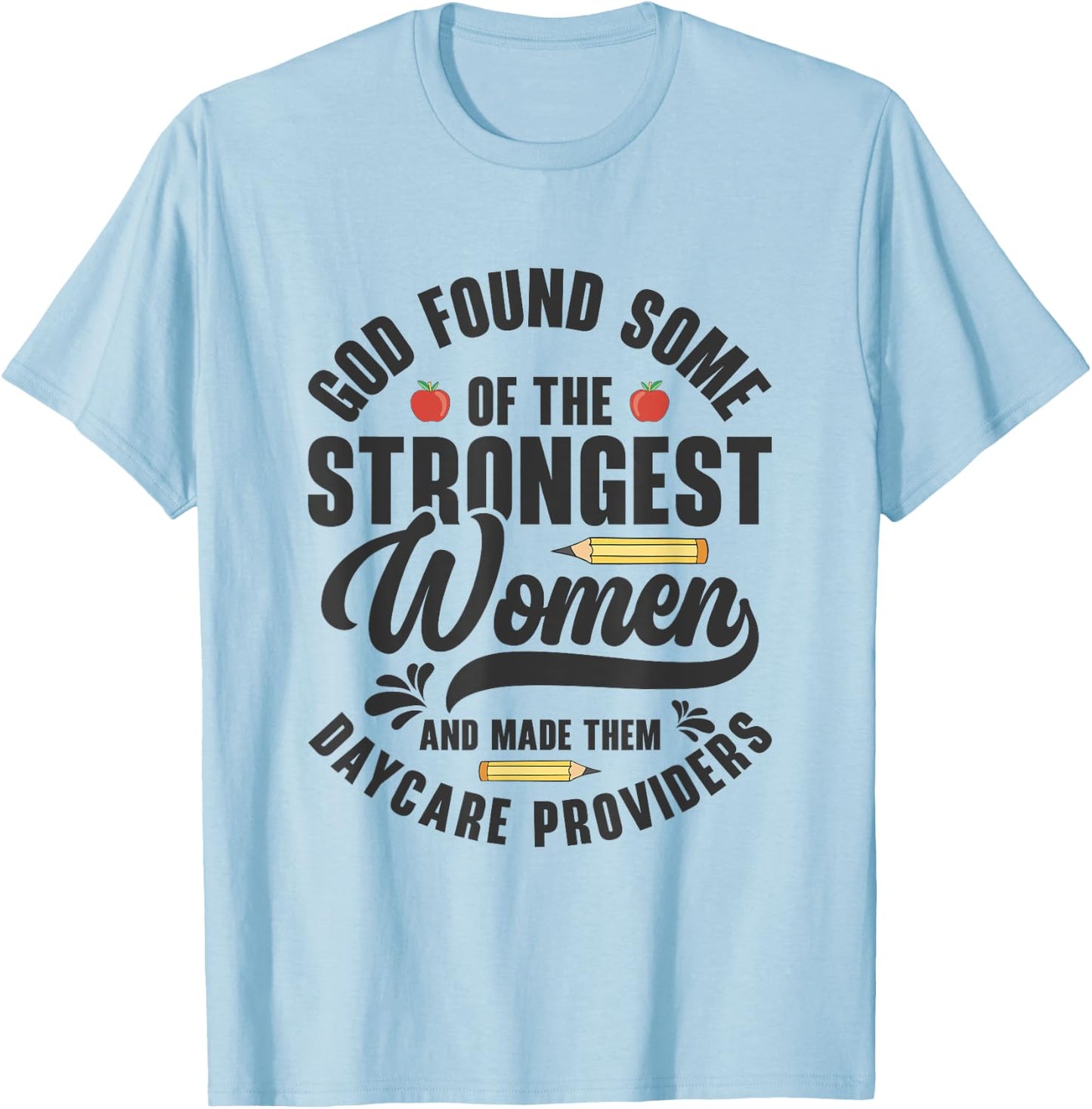 Funny Daycare Provider Children Education Childcare Teacher Women T-Shirt - T-Shirt | Light Blue