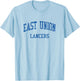 East Union High School HS Manteca CA Vintage Sports T-Shirt - T-Shirt | Light Blue