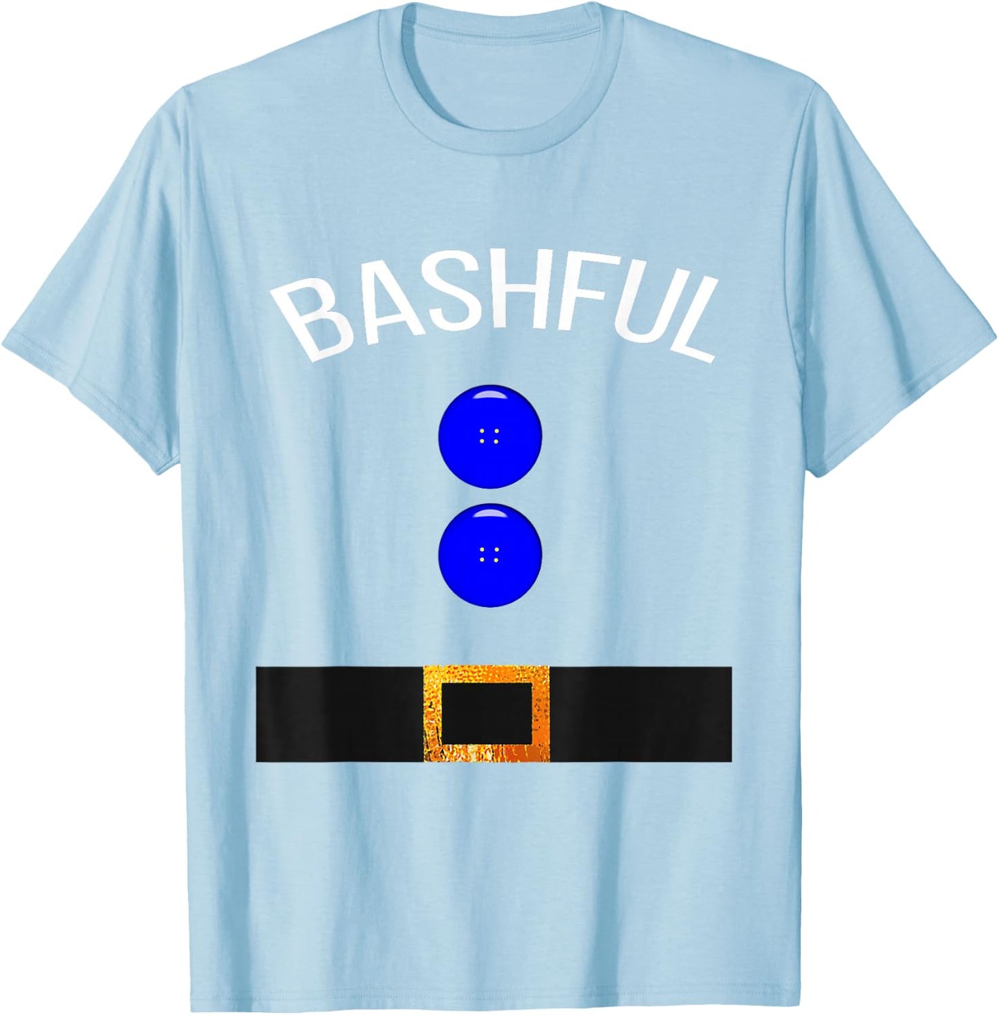 Funny Bashful Costume T Shirt Gift Novelty T-Shirt - T-Shirt | Light Blue