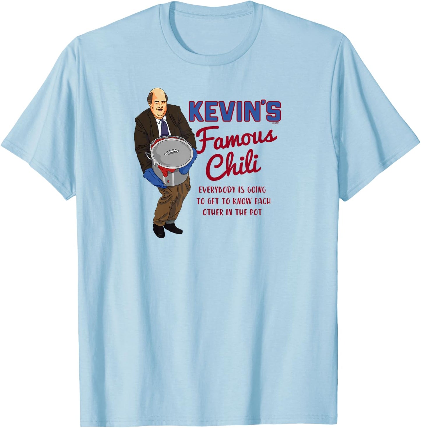 The Office Kevin's Famous Chili T-Shirt - T-Shirt | Light Blue