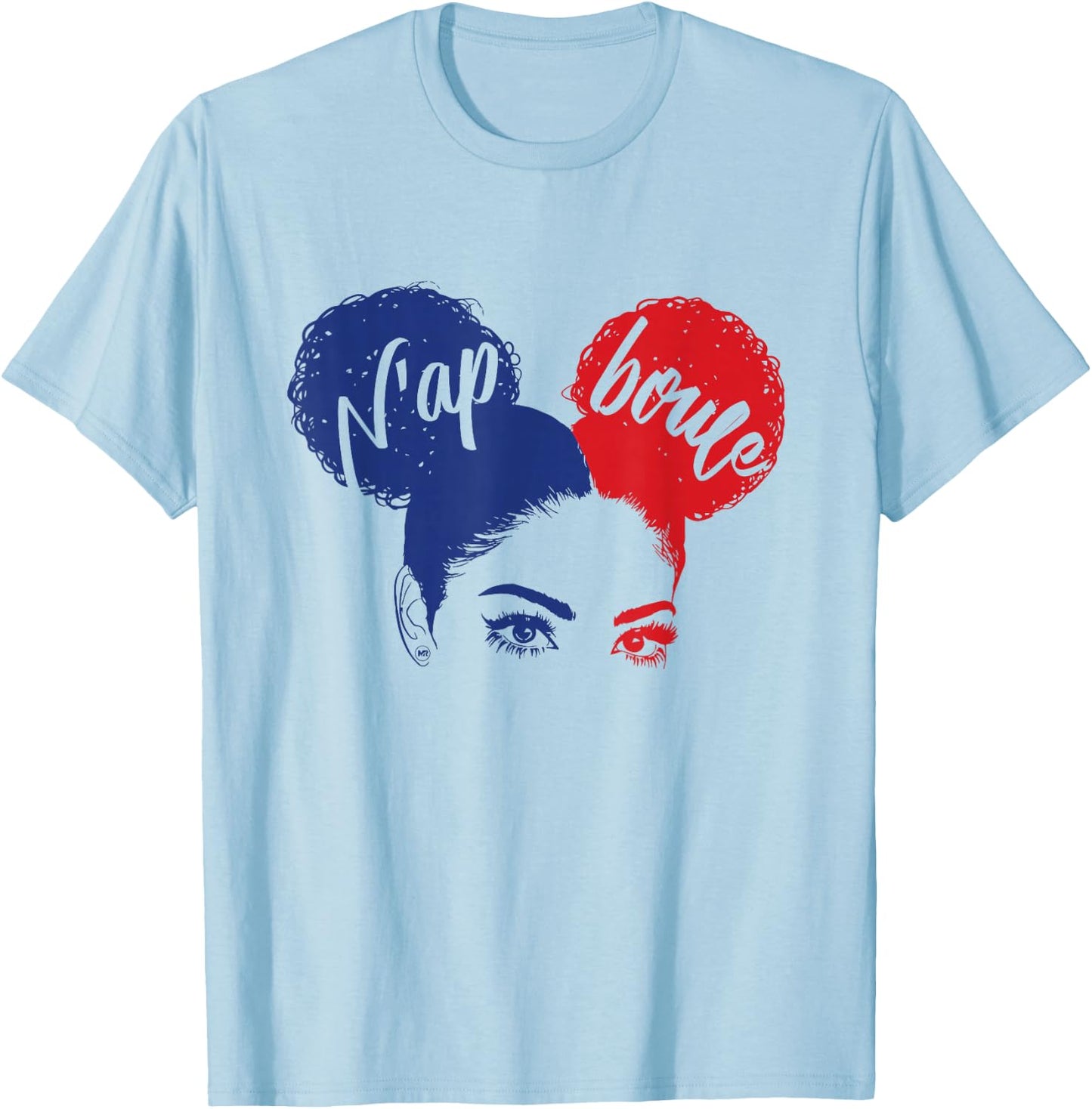 Sak Pase Nap Boule Design T-Shirt - T-Shirt | Light Blue