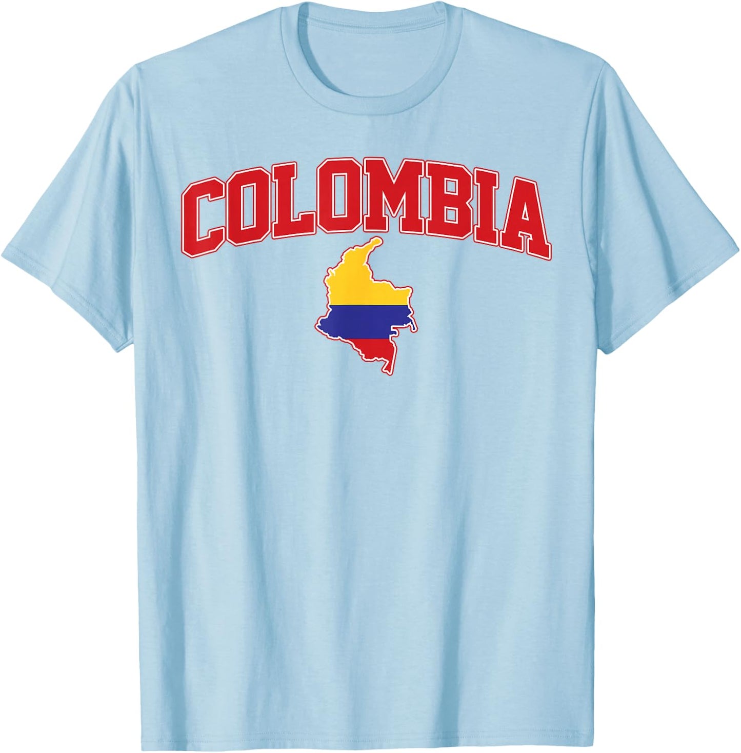 Colombia Country Colombian Flag Women Kids T-Shirt - T-Shirt | Light Blue