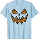 Halloween Jack O Lantern Pumpkin Face Men Women Kids T-Shirt - T-Shirt | Light Blue