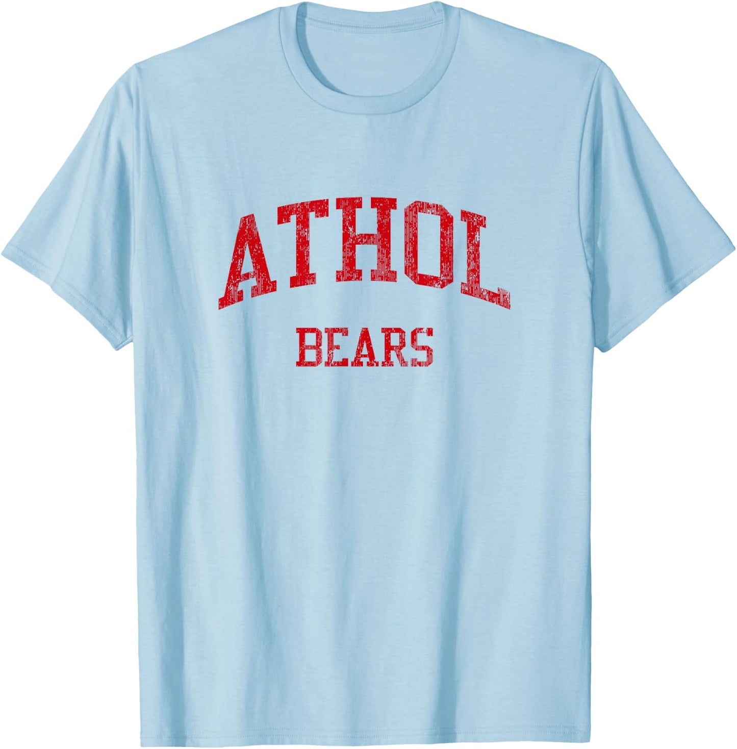 Athol High School HS Athol MA Vintage Sports T-Shirt - T-Shirt | Light Blue