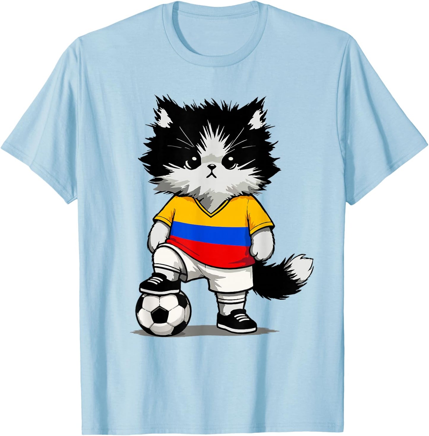 Colombian Flag Men Women Kids Colombia T-Shirt - T-Shirt | Light Blue