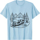 Coloring camping caravan and painting them yourself T-Shirt - T-Shirt | Light Blue