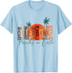 Outer Banks OBX North Carolina Summer Retro Preppy Throwback , White T-Shirt - T-Shirt | Light Blue
