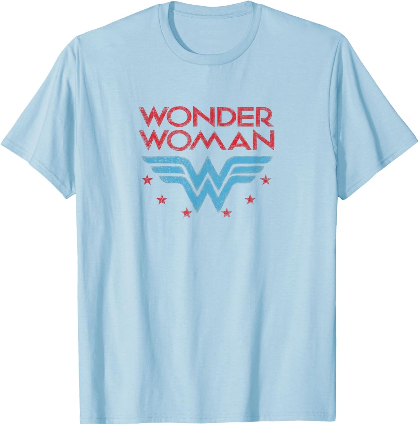 Wonder Woman Wonder Stars T-Shirt - T-Shirt | Light Blue