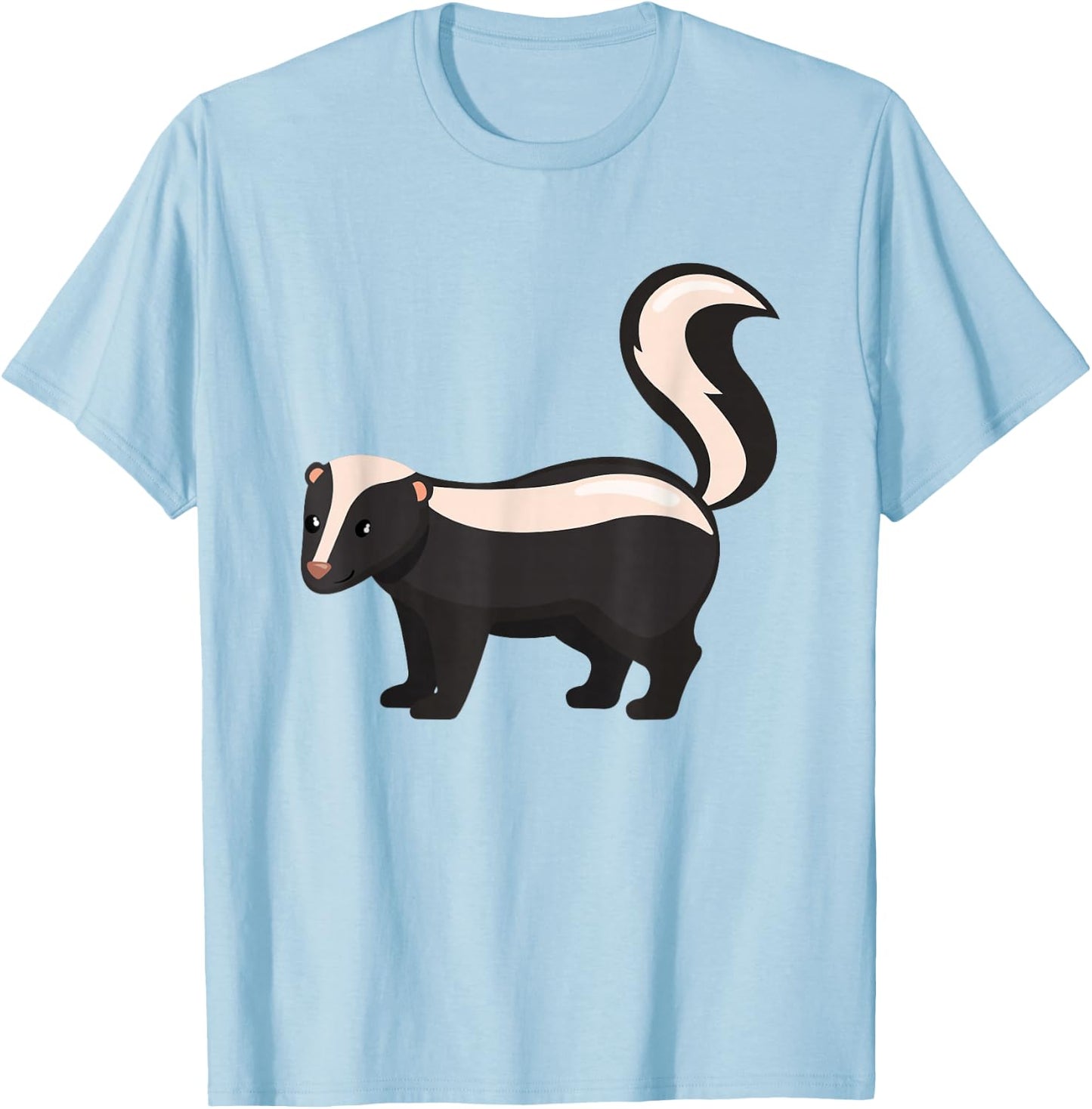 Kids Skunk Shirt For Boys Or Girls | Cute Skunk Gift T-Shirt - T-Shirt | Light Blue