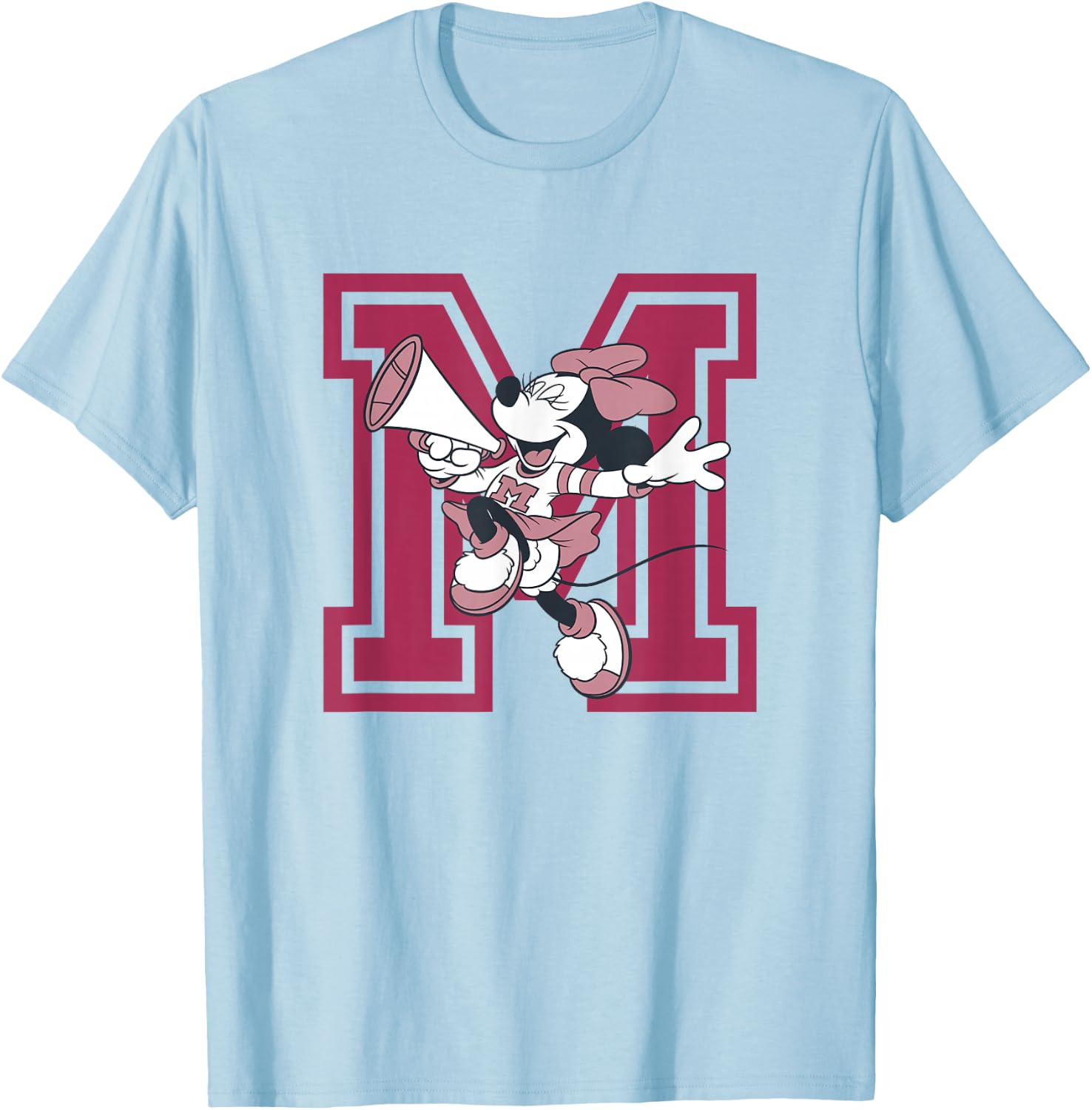 Disney Minnie Mouse Full of Spirit Cheerleader Outfit T-Shirt - T-Shirt | Light Blue