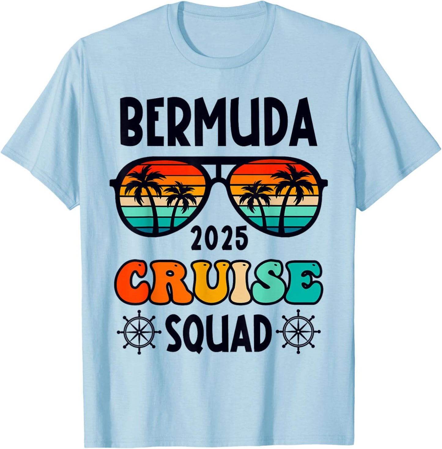Bermuda Cruise 2025 Vacation Trip Matching Family Group T-Shirt - T-Shirt | Light Blue