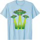 Alien Extraterrestrial Gnome UFO Abduction Nordic Gnome T-Shirt - T-Shirt | Light Blue